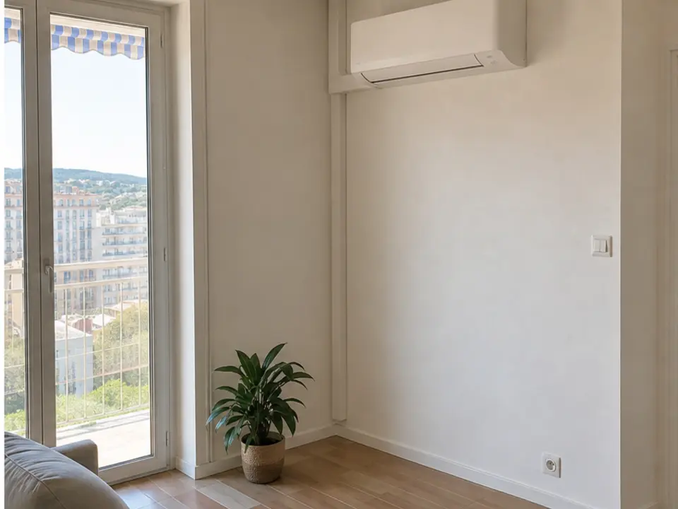 Pose de climatisation chez un particulier après intervention