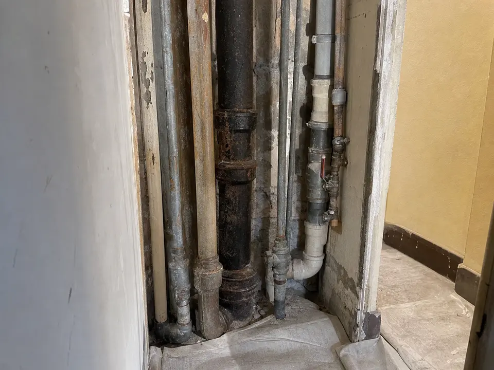 Remplacement complet de colonnes EU/EF avant intervention